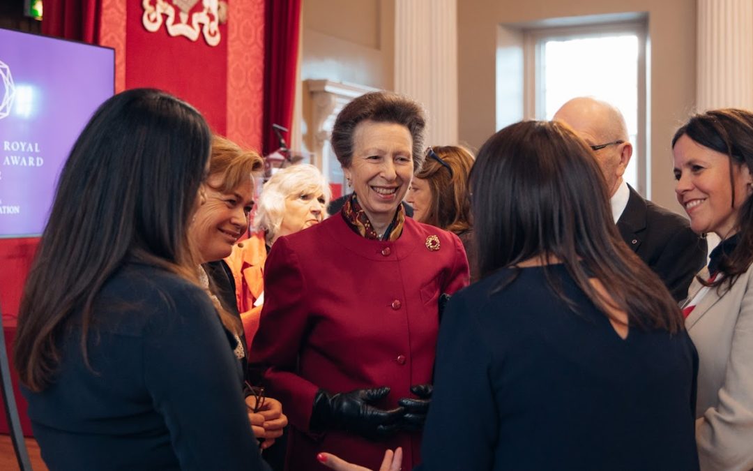 Celebrating 46 UK organisations who have outstanding workplace training programmes with HRH The Princess Royal